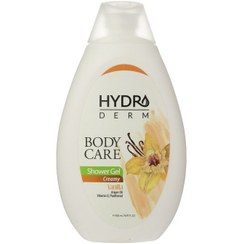 تصویر شامپو بدن کرمی با رایحه وانیل و آرگان 500 میل هیدرودرم BODY CARE vanilla and argan CREAMY SHOWER GEL HYDRODERM