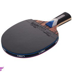 تصویر راکت پینگ پنگ لوکی مدل ۶ ستاره کربن بالانس همراه کیف 