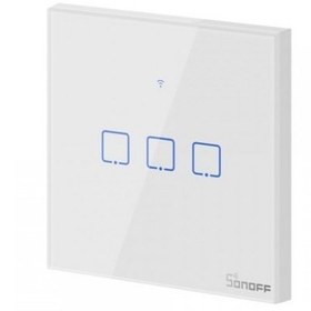 تصویر کلید هوشمند 3پل مدل T2 ساناف 