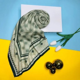 تصویر روسری سبز پسته ای 