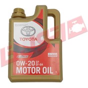 تصویر روغن موتور تویوتا ۰W۲۰ حجم ۴ لیتر 