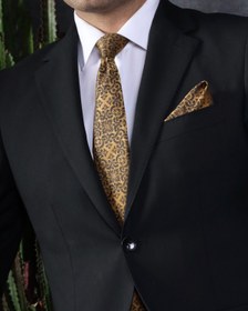 تصویر ست کراوات و دستمال جیب مردانه نسن مدل TM8 