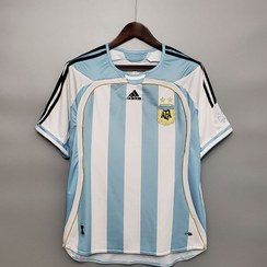 تصویر لباس اول کلاسیک آرژانتین جام جهانی ۲۰۰۶ 