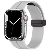 تصویر بند سیلیکونی مگنتی اپل واچ سایز ۴۲-۴۹ میلی متر 