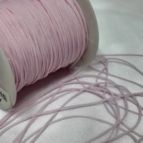 تصویر نخ دستبند | نخ تسبیح | صورتی روشن (بسته 5 متری ) 