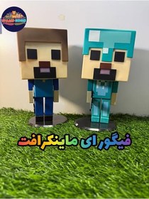 تصویر اکشن فیگور ماینکرافت 24 سانتیمتری 