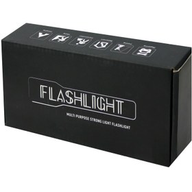 تصویر چراغ قوه شارژی Flashlight RL-2103L ا Flashlight RL-2103L Multi Purpose Strong Light Flashlight Flashlight RL-2103L Multi Purpose Strong Light Flashlight