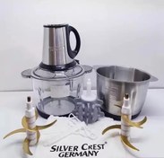 تصویر خردکن سیلور کرست مدل KAISER PRO 3 ظرفیت ۳.۸ لیتر با ۲ کاسه و ۶ تیغ تیتانیوم 