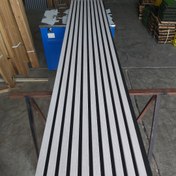 تصویر ترمووال MDF رنگ کاج طوسی با روکش PVC 