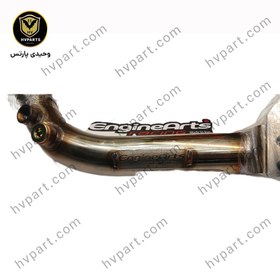 تصویر هدرز 206 tu5 انجین آرت استیل 4 به 1 خرید مستقیم از نمایندگی رسمی انجین ارت تهران Headerz for peugeot 206 engine art brand steel 4 to 1