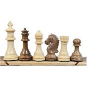 تصویر مهره شطرنج چوبی فدراسیونی طرح آمریکایی کد ۱۰۱۲۶ 