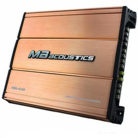 تصویر آمپلی فایر ام بی آکوستیک مدل MB-4140 ا MB Acoustics MBA-4140 Car Amplifier MB Acoustics MBA-4140 Car Amplifier