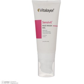 تصویر ژل شستشو صورت سنسی ویت پوست های حساس 200 میلی لیتر ویتالیر Vitalayer Sensivit Face Gel Wash