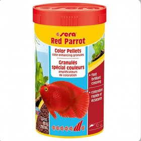 تصویر غذای ماهی، سرا رد پروت ۲۵۰ میل، آلمانی ، آکواریوم آرام Sera red parrot 250 ml