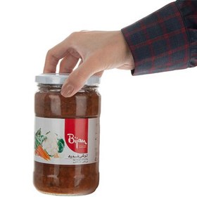 تصویر ترشی بندری بیژن 670 گرم ا Bijan port pickle - 670 grams Bijan port pickle - 670 grams