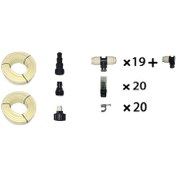 تصویر ست مه پاش 30 متری با 20 نازل و اتصالات بهکو | کیفیت تایوانی با قیمت مناسب 