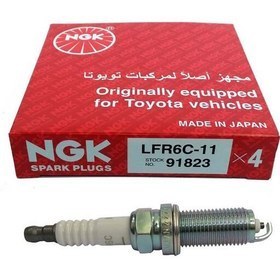 تصویر شمع موتور T5-206 پایه بلند تیپ 5 NGK ژاپن 4عددی 