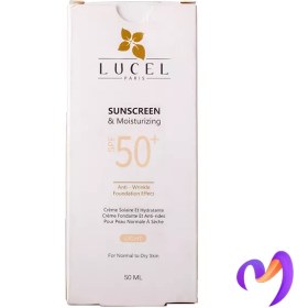 تصویر کرم مرطوب کننده و ضدآفتاب SPF+50 پوست نرمال تا خشک لوسل | Lucel Sunscreen & Moisturizing Cream 