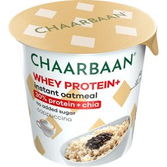 تصویر اوتمیل با پروتئین و چیا (طعم کاپوچینو) چاربان Chaarbaan protein and chia cappuccino oatmeal