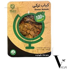 تصویر کباب ترکی دنیای وگن ۴۰۰ گرم 
