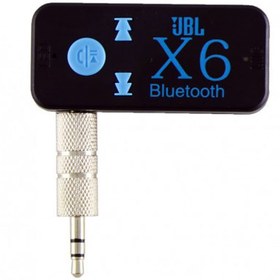 تصویر گیرنده بلوتوثی و رم خور Car Bluetooth X6 ا X6 car bluetooth music reciever X6 car bluetooth music reciever