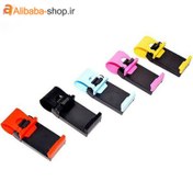 تصویر نگهدارنده موبایل روی فرمان ماشین ا Universal Car Steering Wheel Mobile Phone Socket Holder 