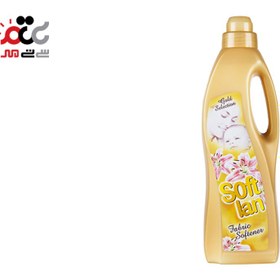 تصویر نرم کننده حوله و لباس طلایی سافتلن سری Gold Selection حجم 1 لیتر Softlan Gold Selection Gold Fabric Softner 1L