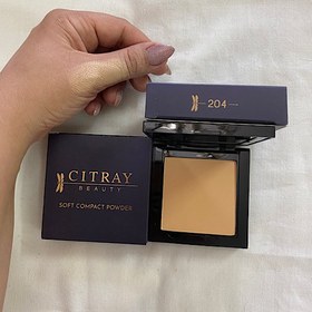 تصویر پنکک جدید سیترای شماره204 CITRAY SOFT COMPACT POWDERحجم 11گرم 