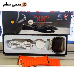 تصویر ساعت هوشمند اپل مدل T900 Ultra2 با بدنه آلومینیومی و بند سیلیکونی 