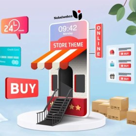 تصویر قیمت نصب و راه اندازی قالب آماده فروشگاهی - طراحی سایت ،اپلیکیشن ،سئو و دیجیتال مارکتینگ نوبل وب 