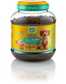 تصویر غذای خشک سگ پاپی نژاد کوچک اونو UNO PET FOOD DOG