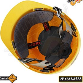 تصویر کلاه ایمنی Hero مدل Juli زرد 