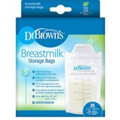 تصویر کیسه ذخیره شیر دکتر براون Dr brown's breast milk storage bag