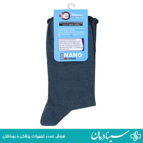 تصویر جوراب دیابتی نانو nano رنگ طوسی 