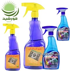 تصویر مایع گاز پاکن و شیشه پاک کن هورشیدشیمی 4 عدد 