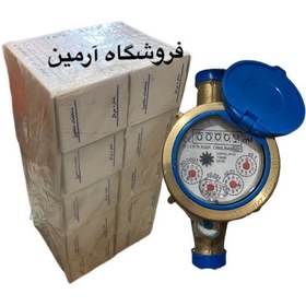 تصویر کنتور آب ابفر سایز 2 برنجی R160 (بسته 10 عددی) 