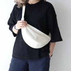 تصویر کیف کراس بادی اسپرت مدل ایلکا از کتان 