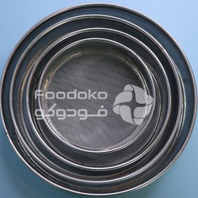 تصویر الک استیل گرد Round steel sieve