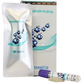 تصویر پودر کلاژن ترمیم زخم طباگرن پلاس نقره یک گرم TREETA TEBAGRAN PLUS Ag Collagen 1gr