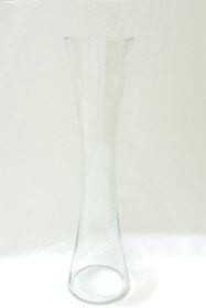 تصویر گلدان بامبو شیشه ای شیپوری 