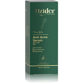 تصویر سرم لایه بردار حاوی برگ درخت چای یوزیدر 40 میلی لیتر Uzider Anti Acne Serum For Oily Skin 40 ml