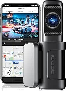 Global Version DDPAI Dash Cam mola N3 Driving Recorder Car On-Dash Mounted  Cameras with Super Night Vision 1600P Wi-Fi G-Sensor WDR Loop Recording  Motion Detection Parking Monitor with 64G TF Card 