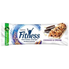تصویر شکلات رژیمی فیتنس با طعم کوکی و کرم شکلات نستله - Nestle Fitness COOKIES & CREAM 