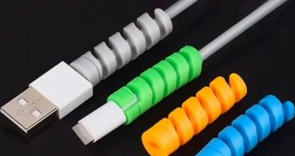 تصویر محافظ کابل سیلیکونی DST (بسته 8 عددی) 