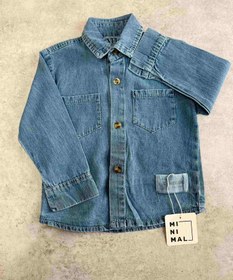 تصویر پیراهن جین آستین بلند - ۴ 