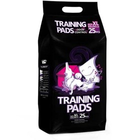 تصویر پد بهداشتی حیوانات خانگی نانو شان حاوی کربن فعال 90×60 بسته 25 عددی Sanitary pad pets Nano containing activated carbon 25 pieces