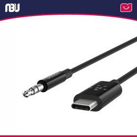 تصویر کابل تبدیل USB-C به AUX بلکین مدل F7U079bt03 