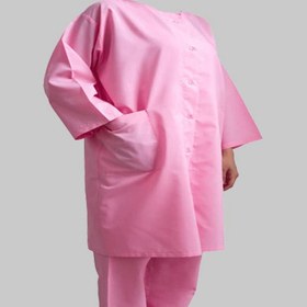 تصویر لباس بستری بیمارستانی پارچه ای تترون ساده - مردانه 