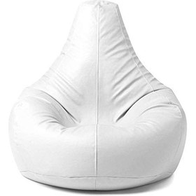 تصویر مبل هپی چیر چرم سفید 