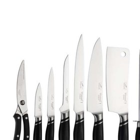 خرید و قیمت چاقو آشپزخانه 8 پارچه وينر مدل B-2104-2 مشکي | ترب